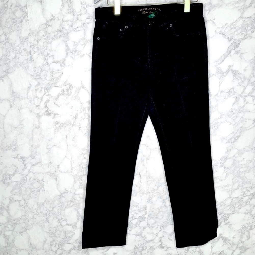 Ralph Lauren 90s Black Rhinestone Pocket Jeans Women’s 8 - Picture 3 of 9